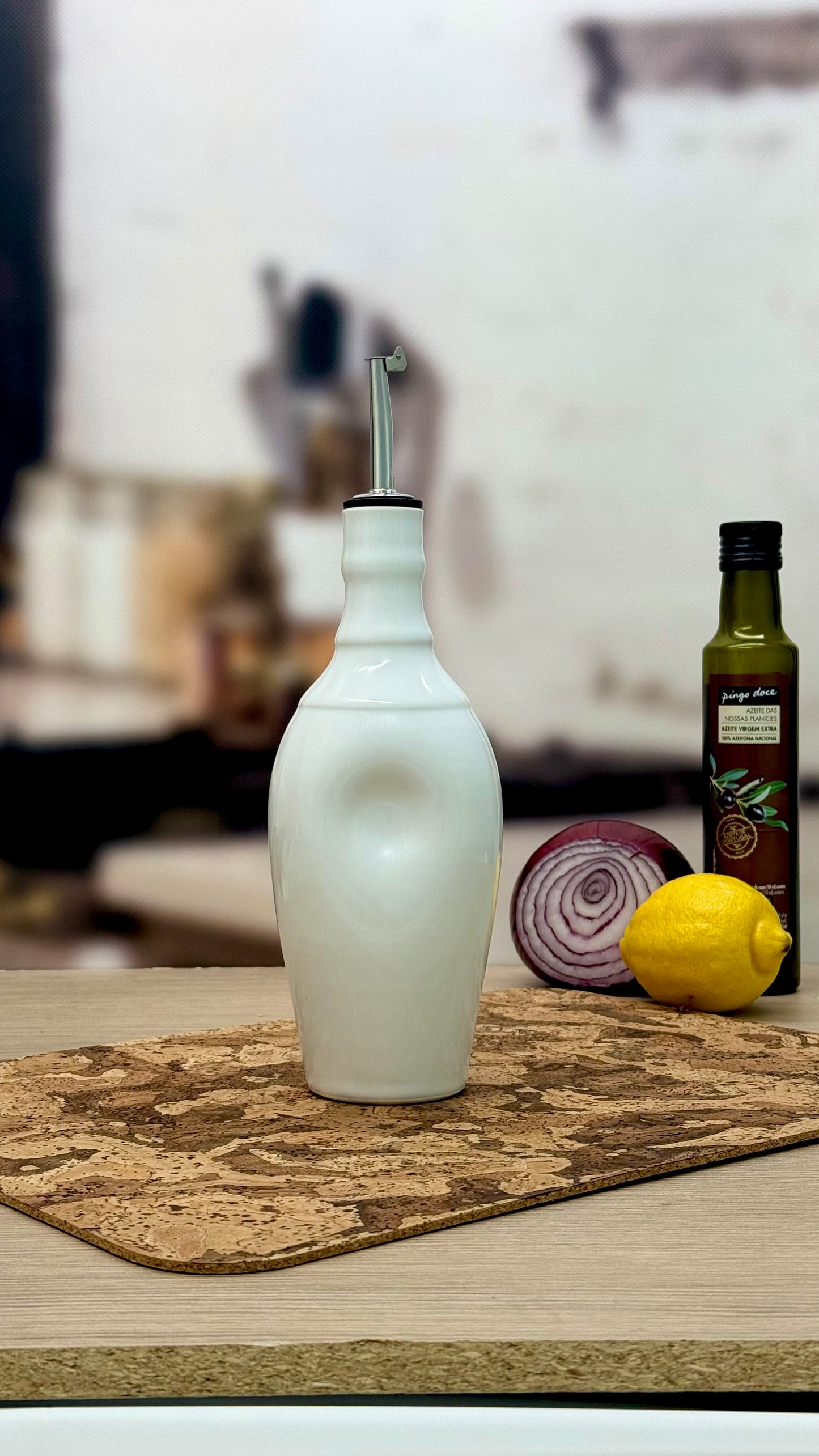 White Porcelain Bottle